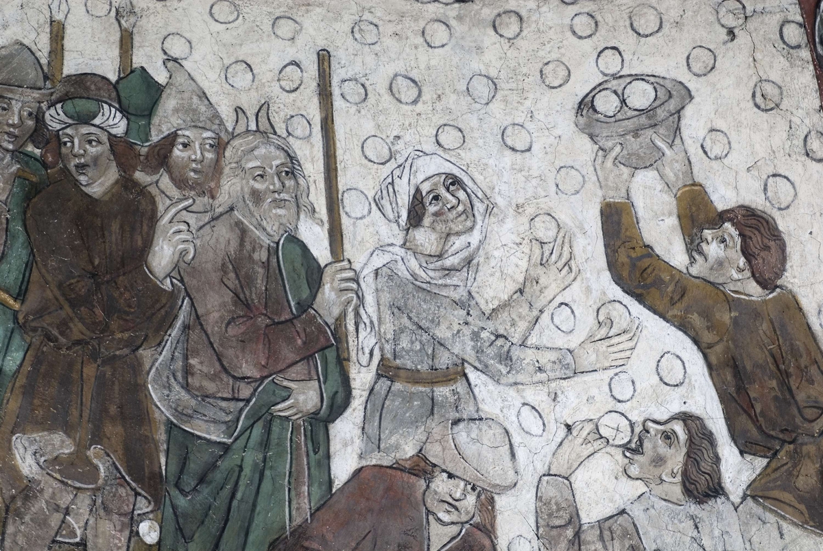 Bengt Backlund, Lime painting in Odensala Church, Uppland 2009