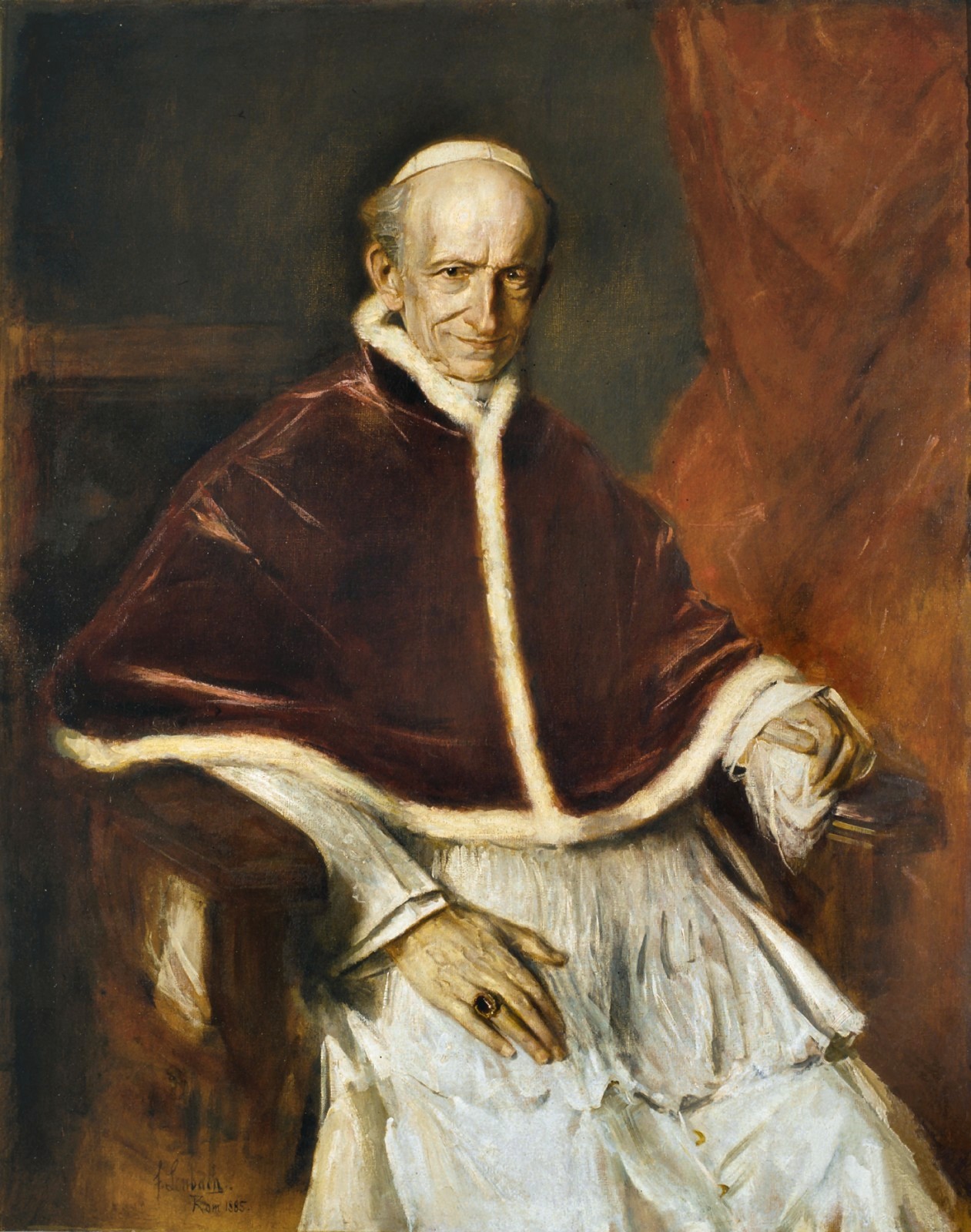 Franz von Lenbach, Pope Leo XIII
