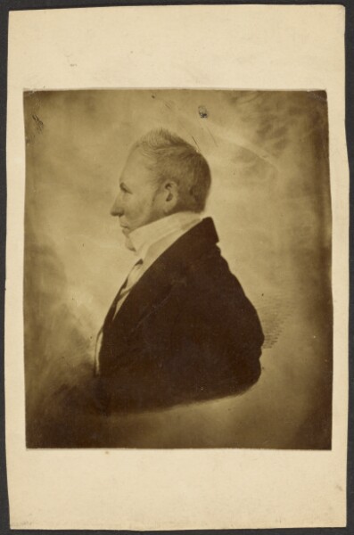 Unknown, [Portrait of a man in profile]