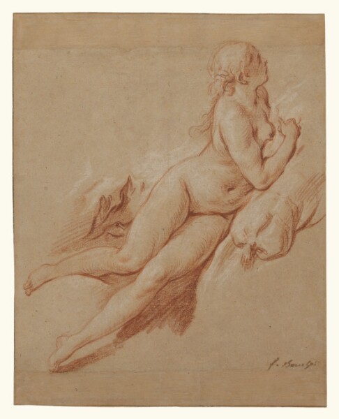 François Boucher, Study of a Reclining Nude