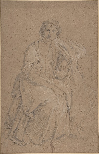 Anonymous, French, 18th century, Seated Man