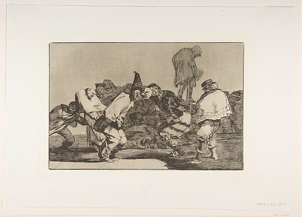 Goya (Francisco de Goya y Lucientes), 'Carnival Folly' from the 'Disparates' (Follies / Irrationalities)