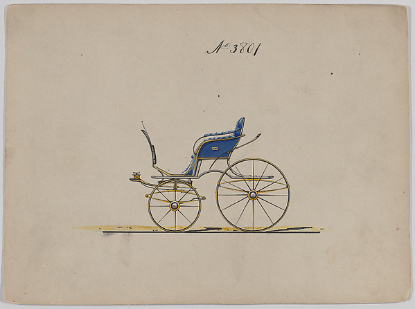 Brewster & Co., Design for Pony Phaeton, no. 3801