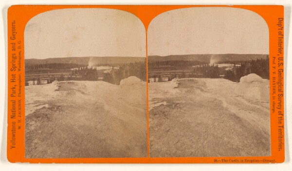 William Henry Jackson, The Castle in Eruption - Distant.
