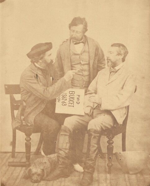 Unknown, [Group portrait of three men, India]