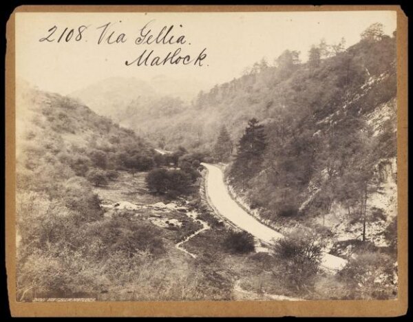 Francis Frith, Via Gellia.  Matlock