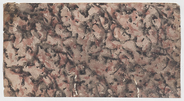 Anonymous, Sheet with overall splotchy pattern