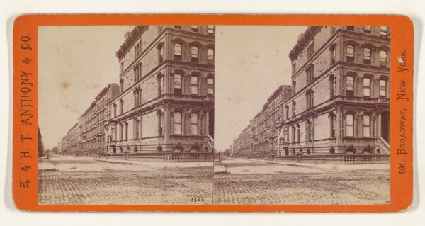 Edward and Henry T. Anthony & Co., 34th Street, from Fifth Avenue, looking West. [New York City]