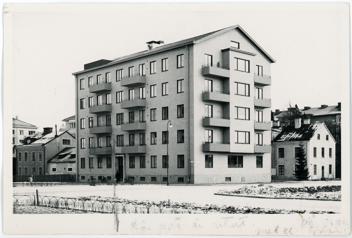 Okänd,, Vykort - flerbostadshus, Luthagsesplananden 25, Uppsala
