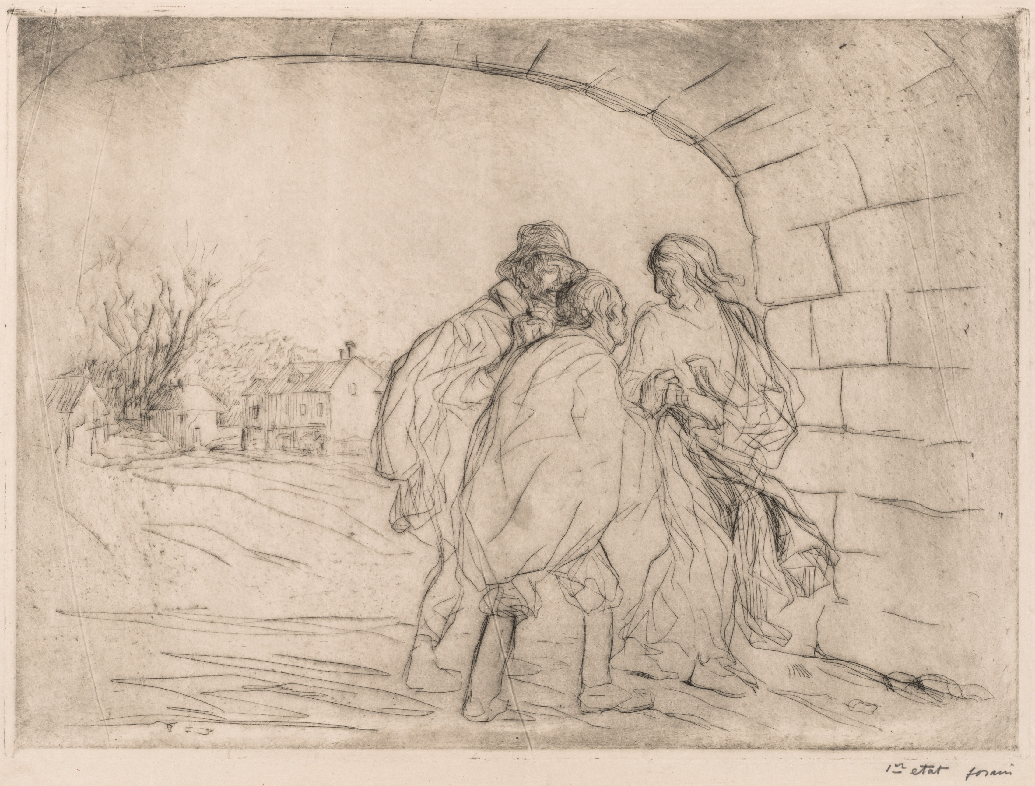 Jean Louis Forain, Encounter Under the Vault