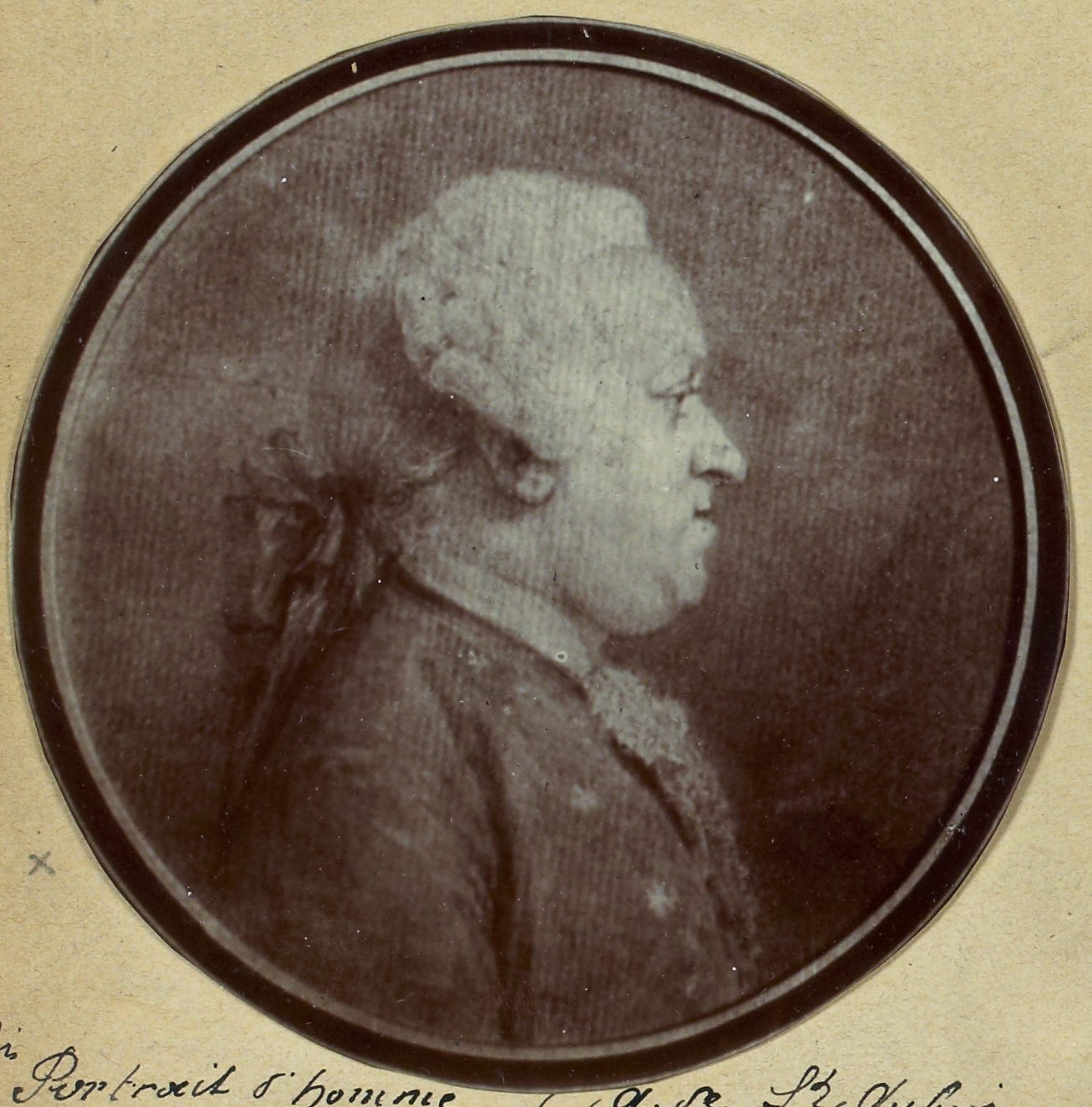 Anonyme, 296bis - Portrait d'homme (A. de St Aubin)