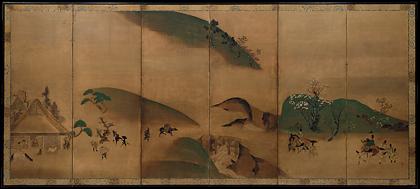 Tawaraya Sōtatsu, Royal Visit to Ōhara, from The Tale of the Heike
