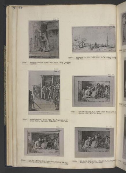 Rembrandt van Rijn, The Blindness of Tobit: the larger plate