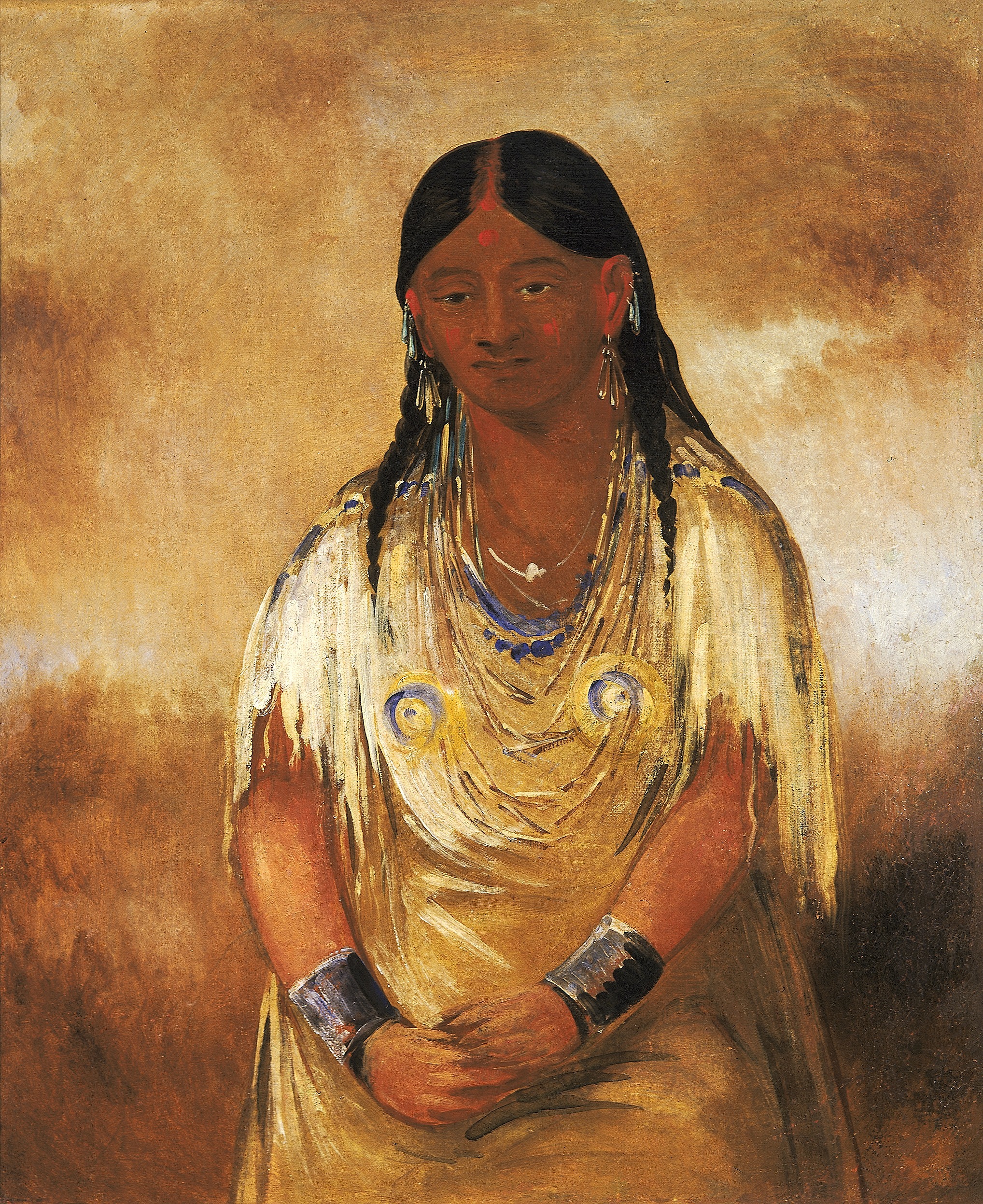 George Catlin, Mún-ne-o-ye, a Woman