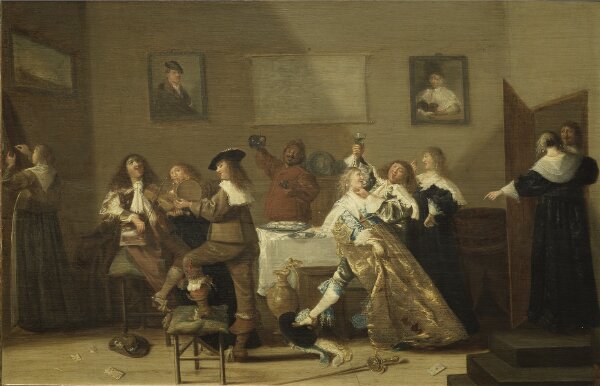 Dirck Hals, Värdshusscen