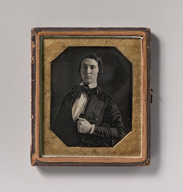 Unknown, [Young Man Holding Jacket Lapel]