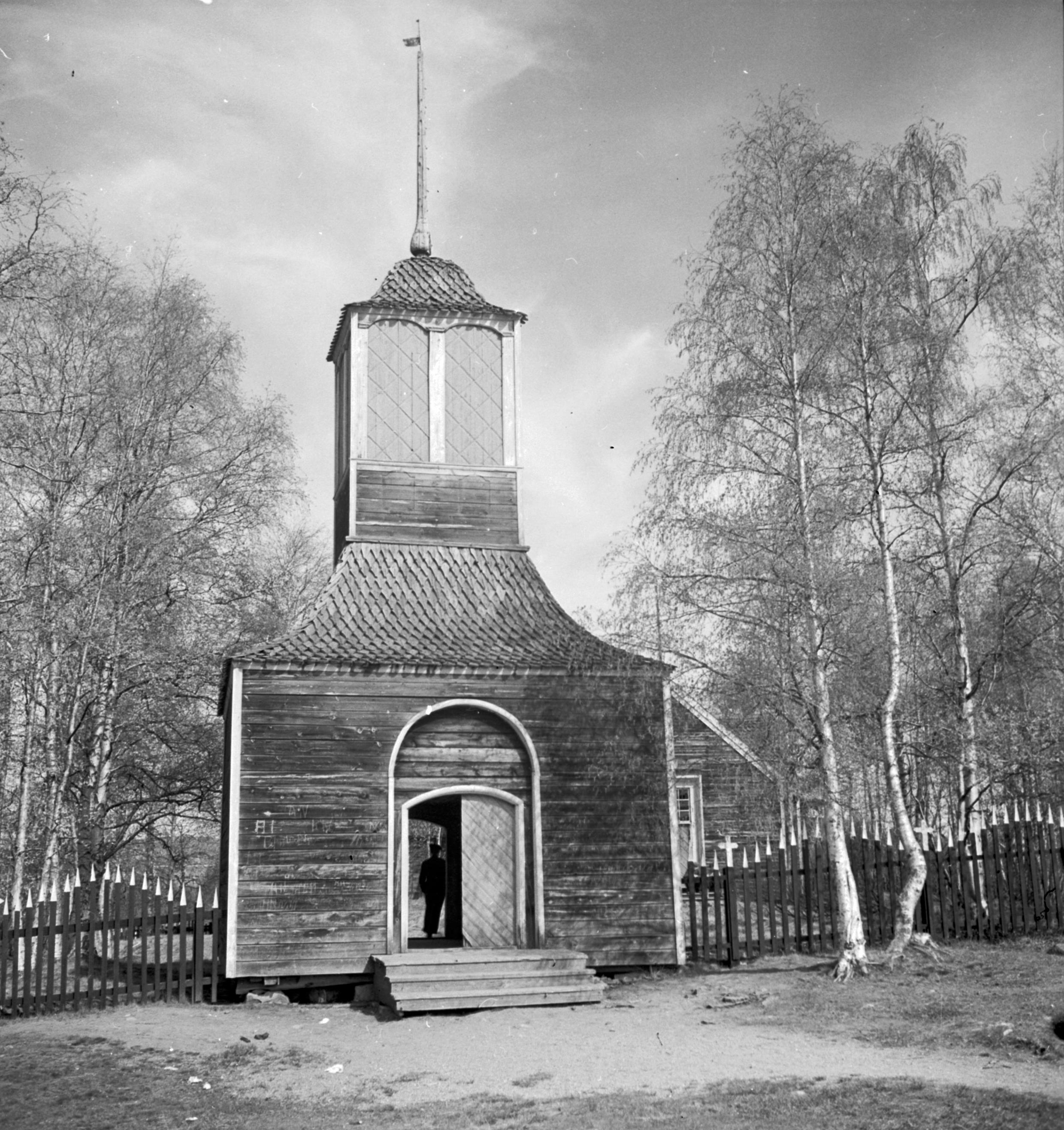 Iwar Anderson, Gällivare, gamla kyrkan