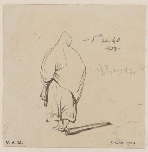 George Chinnery, A Macanese woman seen from behind