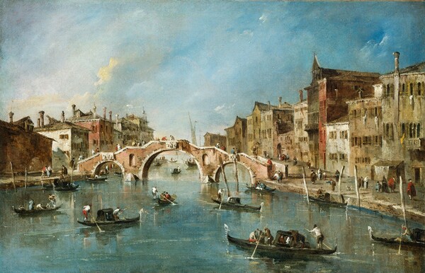 Francesco Guardi, View on the Cannaregio Canal, Venice