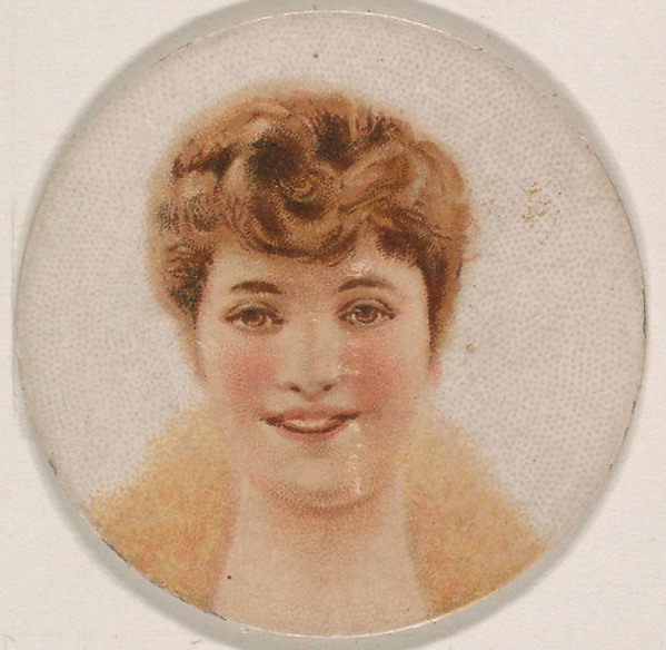 Kinney Brothers Tobacco Company, Portrait of woman, from the Novelties series (N228, Type 1) issued by Kinney Bros.
