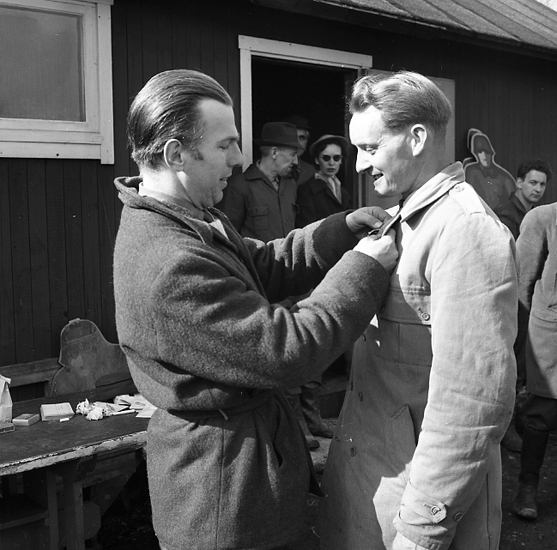 Arne Andersson, Enligt notering: "U-a mästare i skytte 31/3 1957".