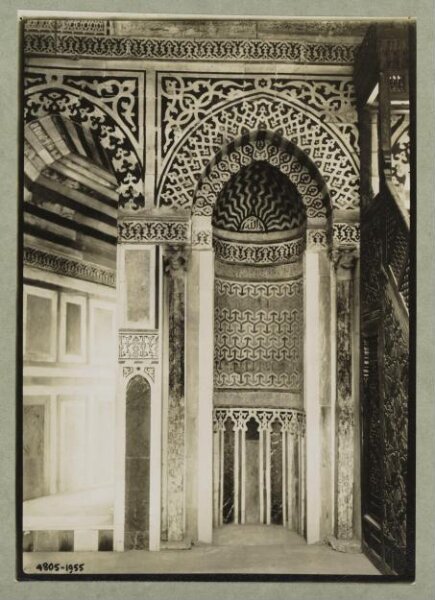 K.A.C. Creswell, Mihrab of the mosque of Jawhar al-Lala, Cairo