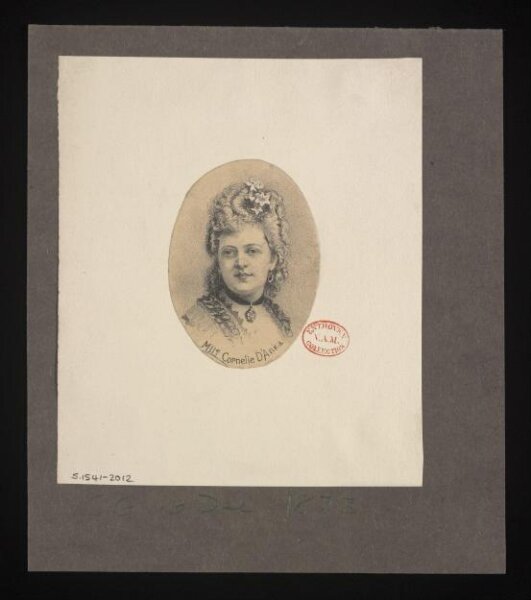 Unknown, Mlle. Cornelie D'Anka