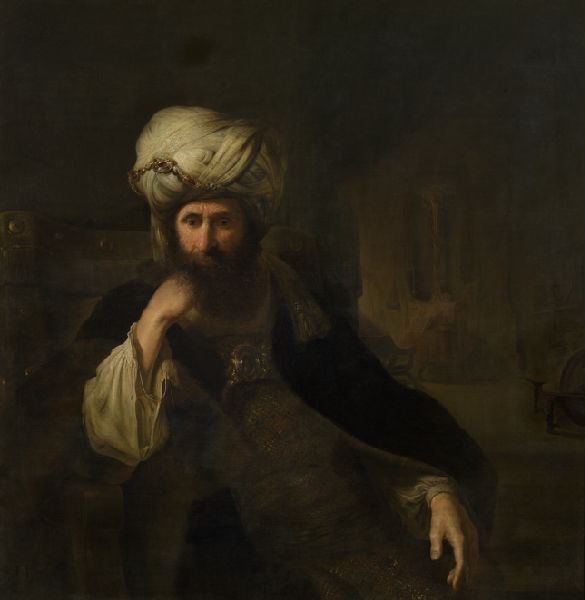 Christian Wilhelm Ernst Dietrich, Portrait of a Man in Eastern Attire