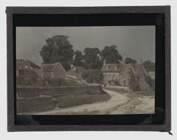 Unknown, View of a village