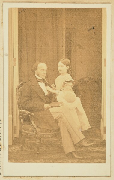 Unknown, [Portrait of a man and young girl]