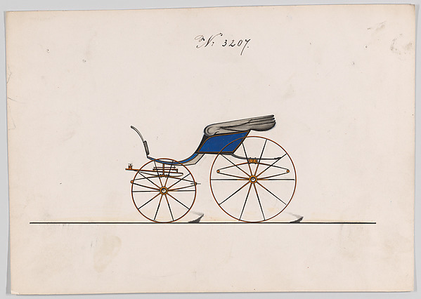 Brewster & Co., Design for Pony Phaeton, no. 3207