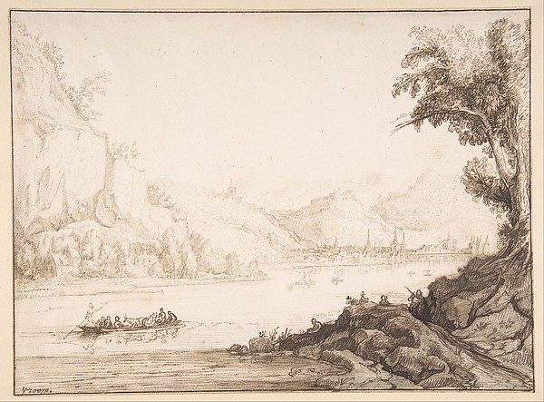 Hendrick (Cornelisz) Vroom, View of Vienne on the Rhone