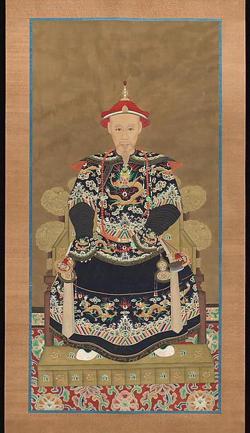 Unidentified artist, Portrait of Emperor Jiaqing (1796–1820)