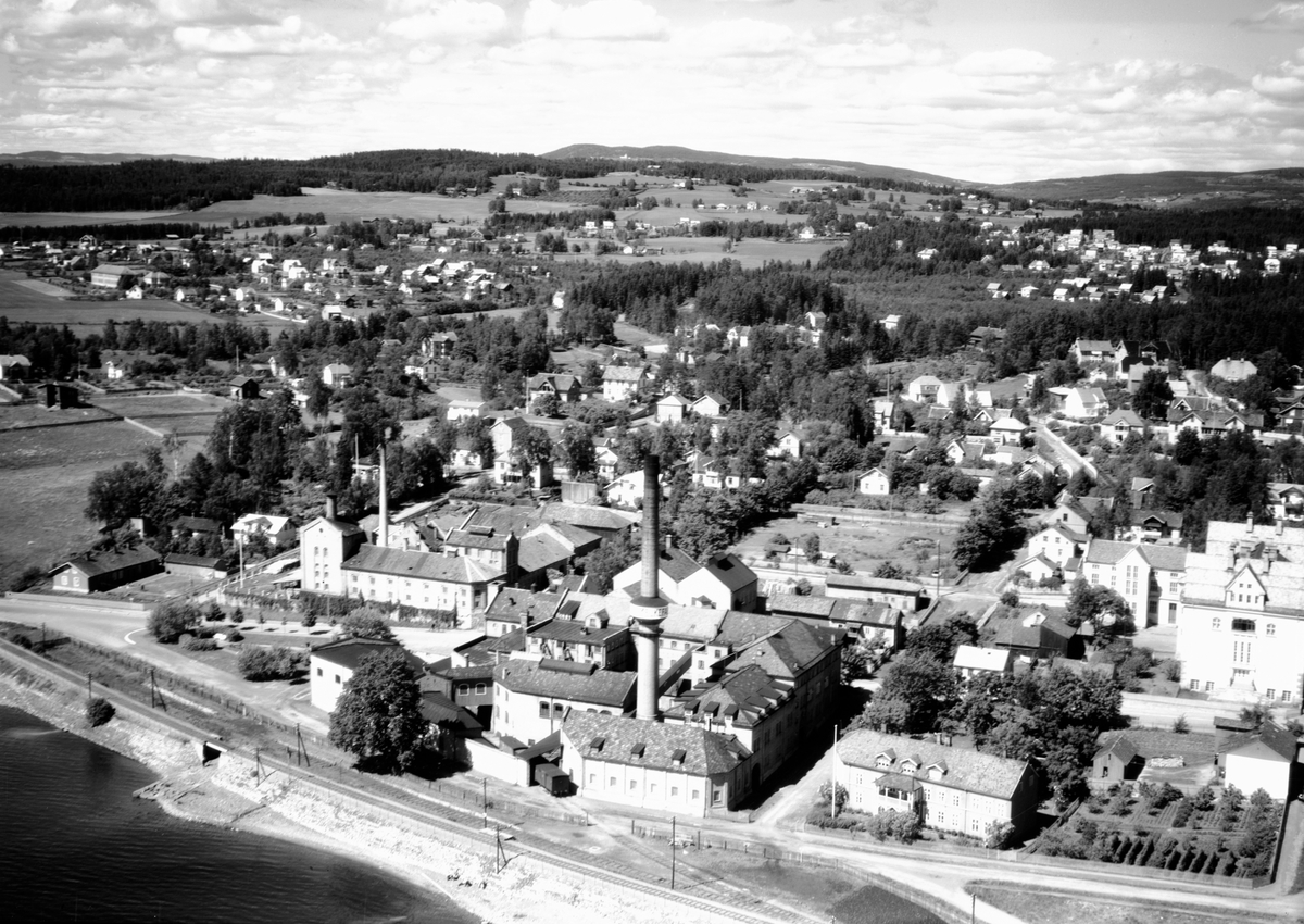 Widerøes Flyveselskap A/S, FLYFOTO MELKEFABRIKKEN, NESTLÈ, HAMAR BRYGGERI OG VESTBYEN, SKAPPELS GATE