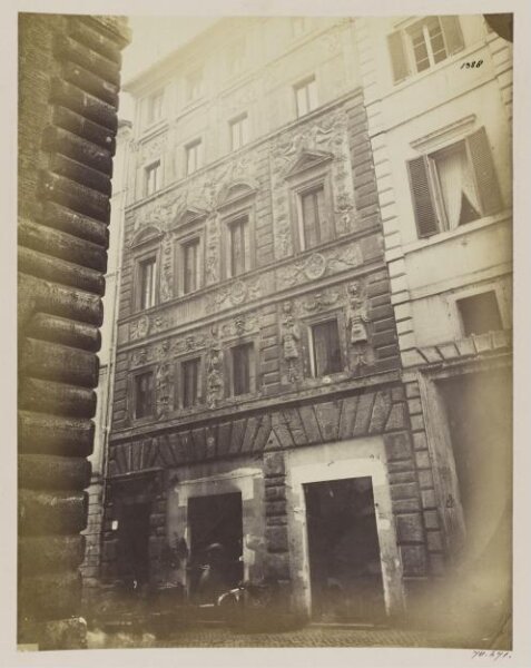 Parker, John Henry, Sixteenth Century - House of the sixteenth century, in the Via de' Banchi Vecchi, No. 22, richly ornamented