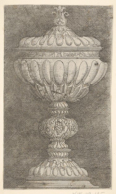 Albrecht Altdorfer, Covered Goblet with Grapes on the Stem