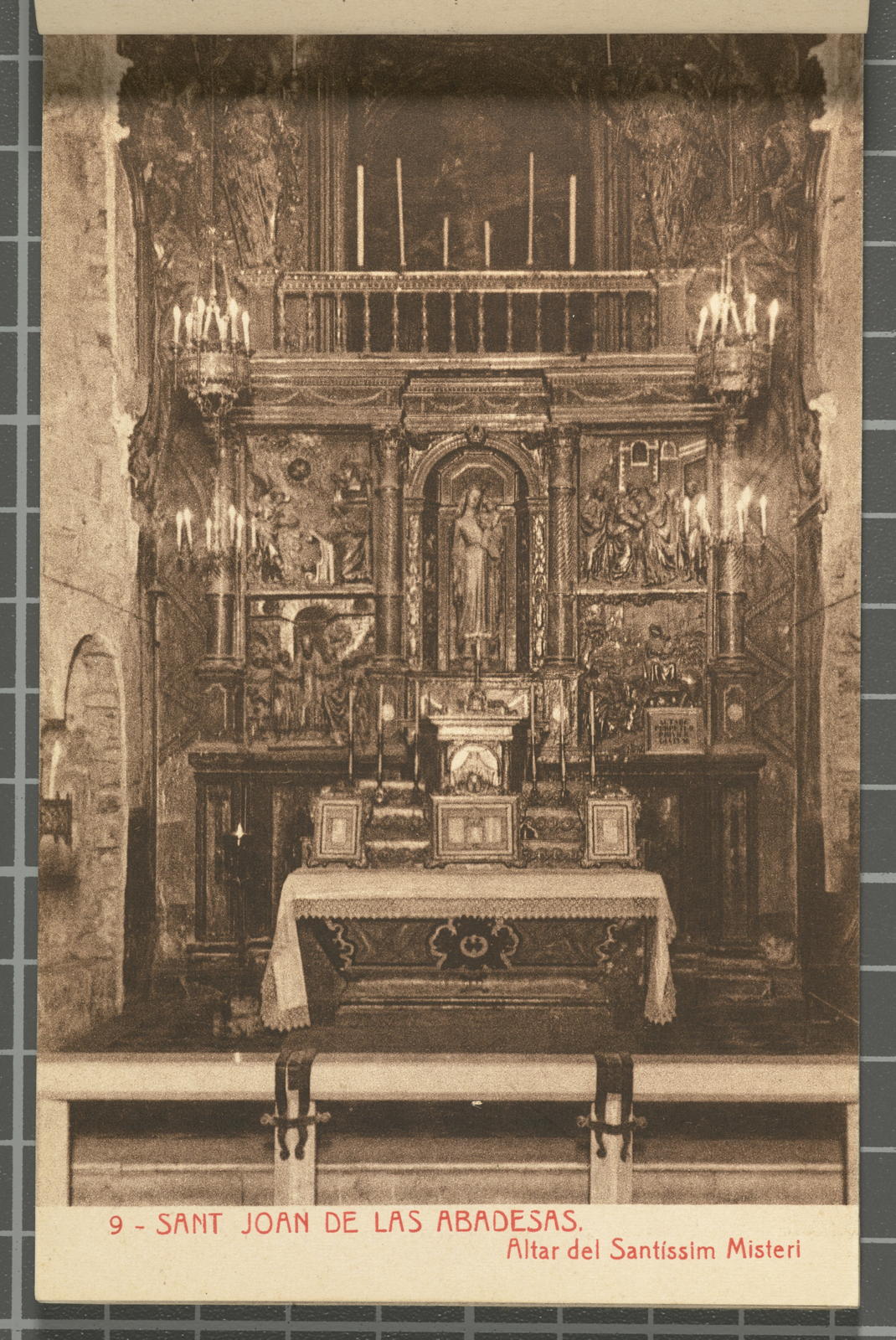 Desconegut, 9 - Sant Joan de las Abadesas. Altar del Santíssim Misteri