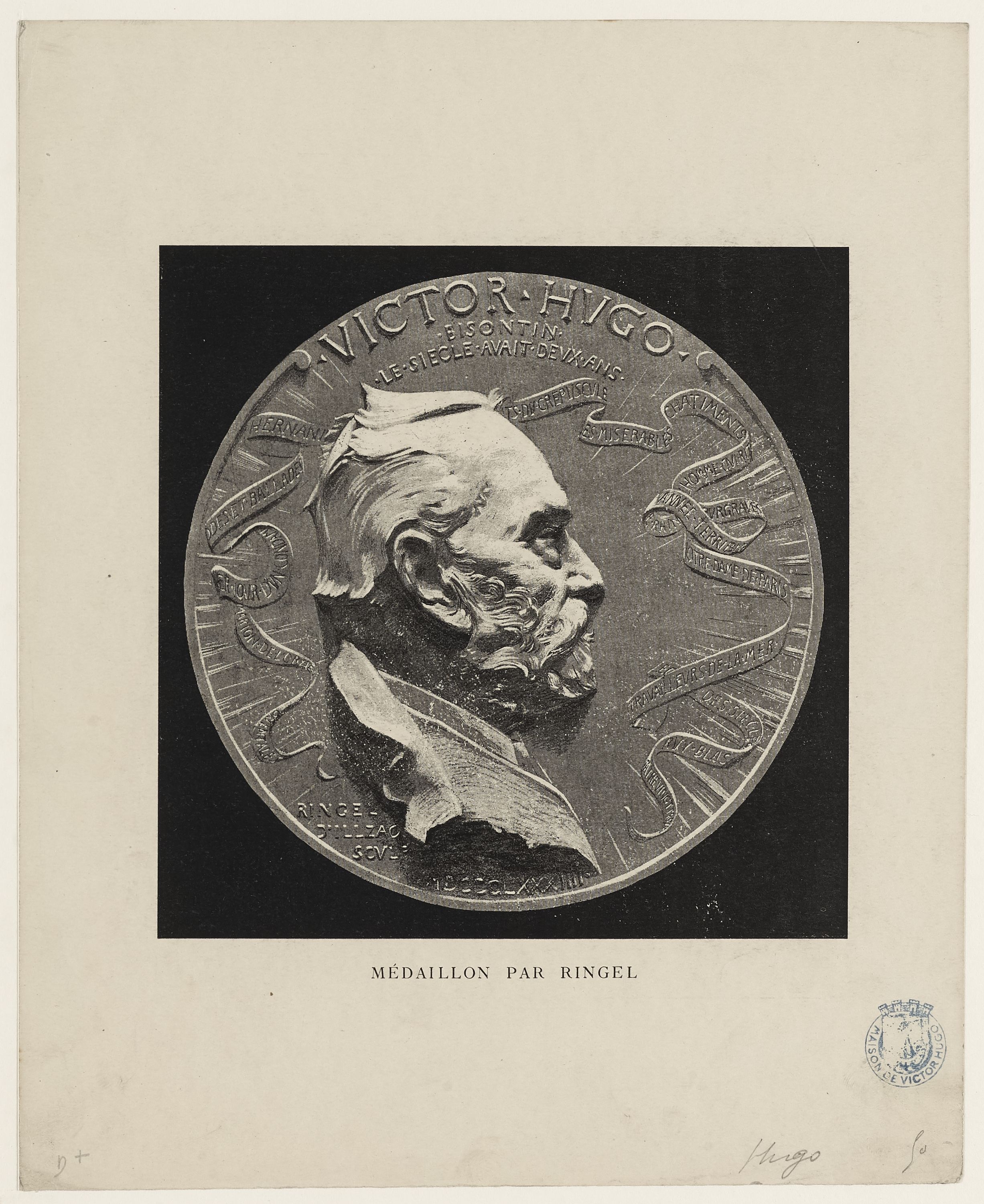 Anonyme, Médaillon par Ringel
