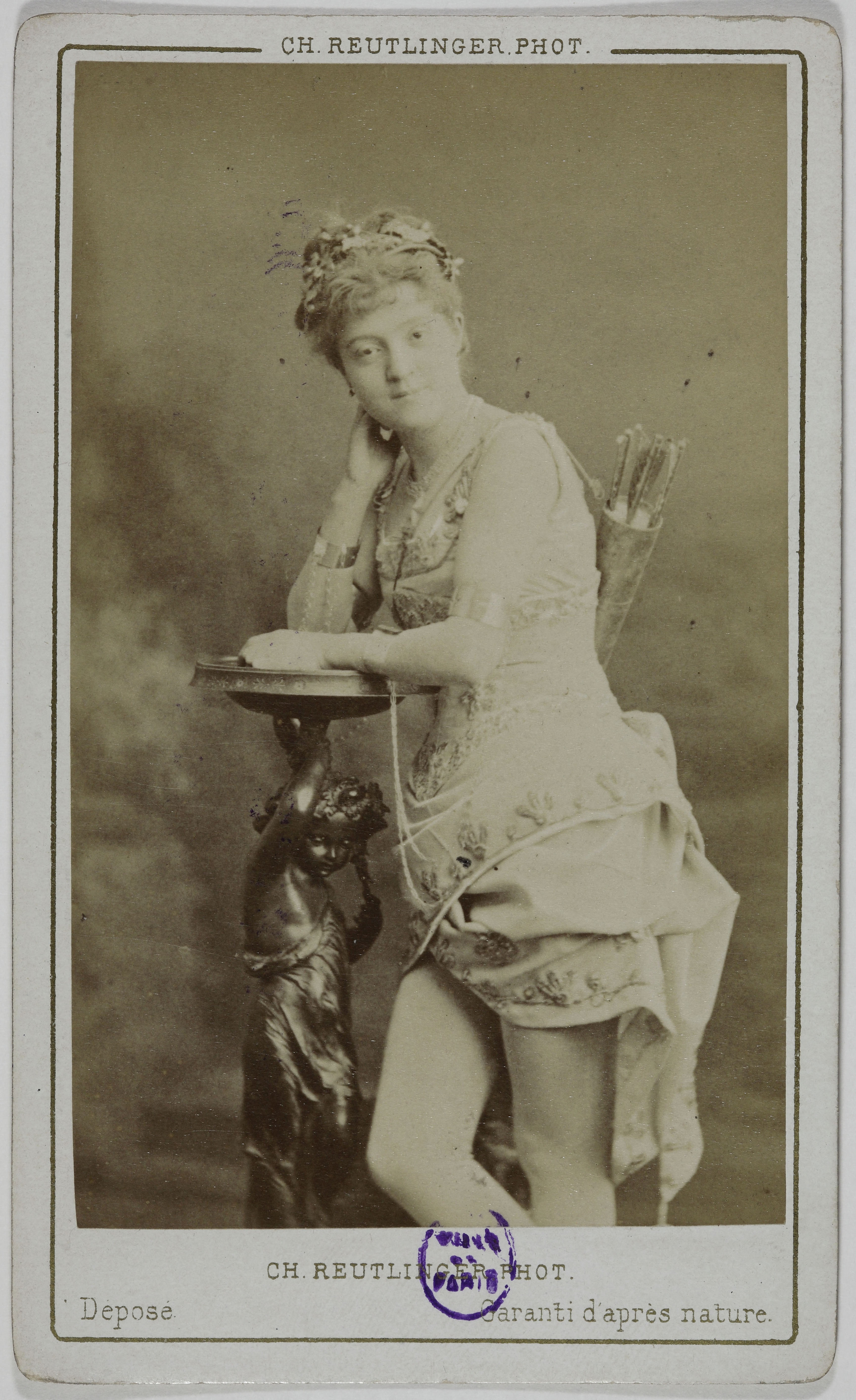 Charles Reutlinger, Portrait d'André, Ellen, (actrice)