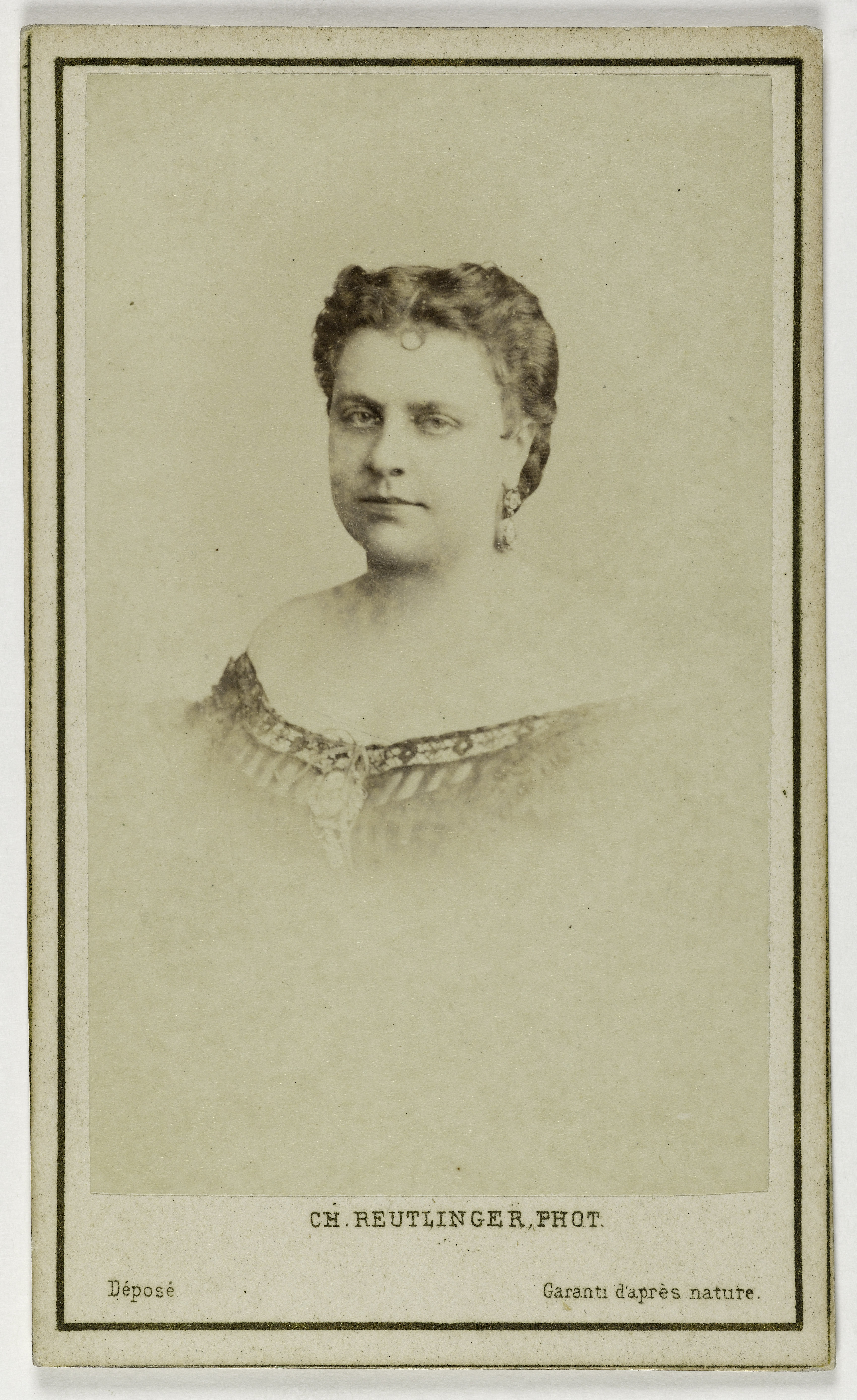 Charles Reutlinger, Portrait de Gueymard Pauline, (1834-), (actrice, chanteuse lyrique)