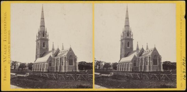 Francis Bedford, Bodelwyddan Church, general view from south-east