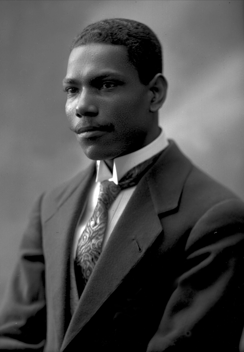 Gustav Borgen, Portrett, mann av afrikansk opprinnelse, Demetric Guimaraes.