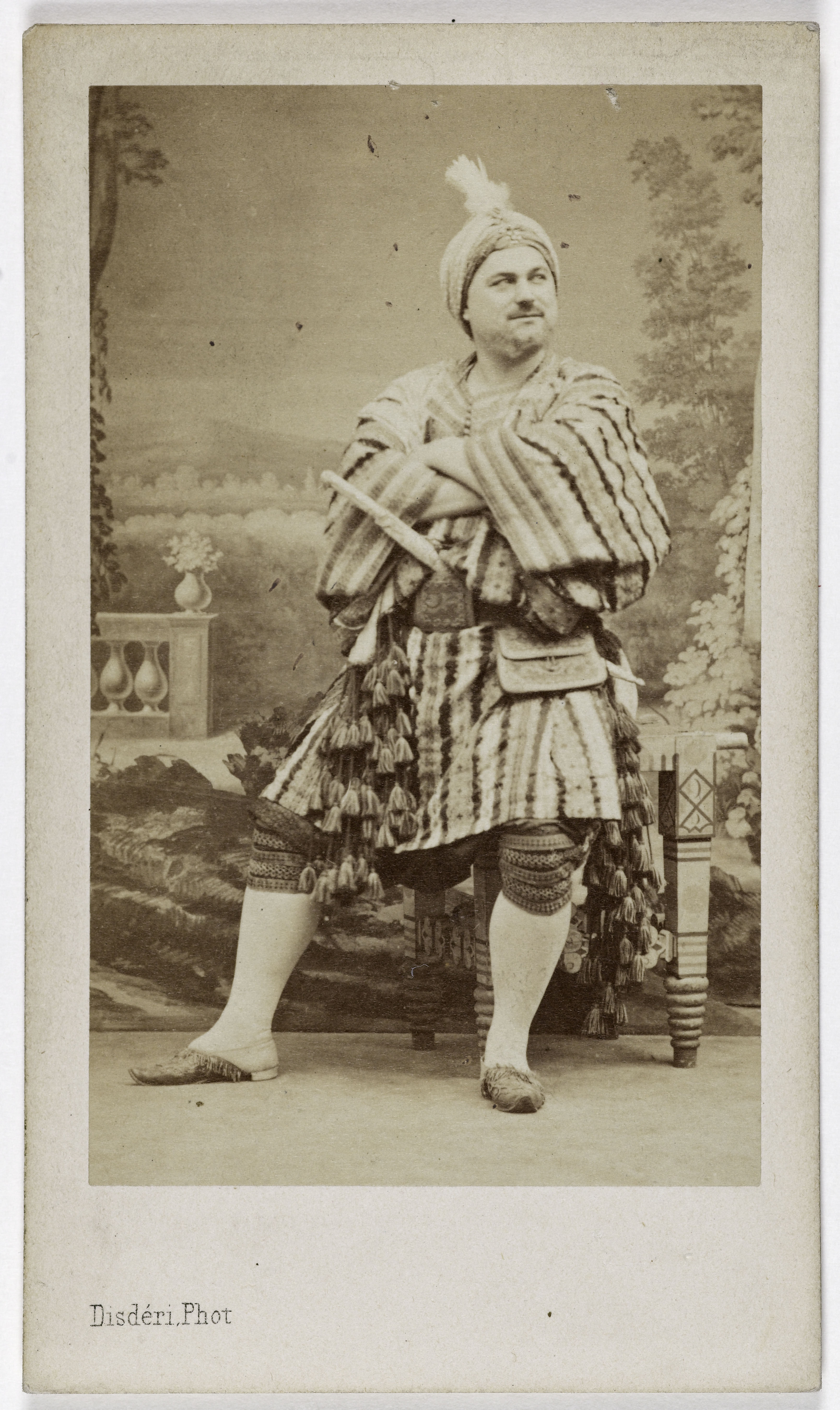 André-Adolphe-Eugène Disdéri, Portrait de Louis François Dumaine (L. F. Person, dit) (1831-1893), (acteur)