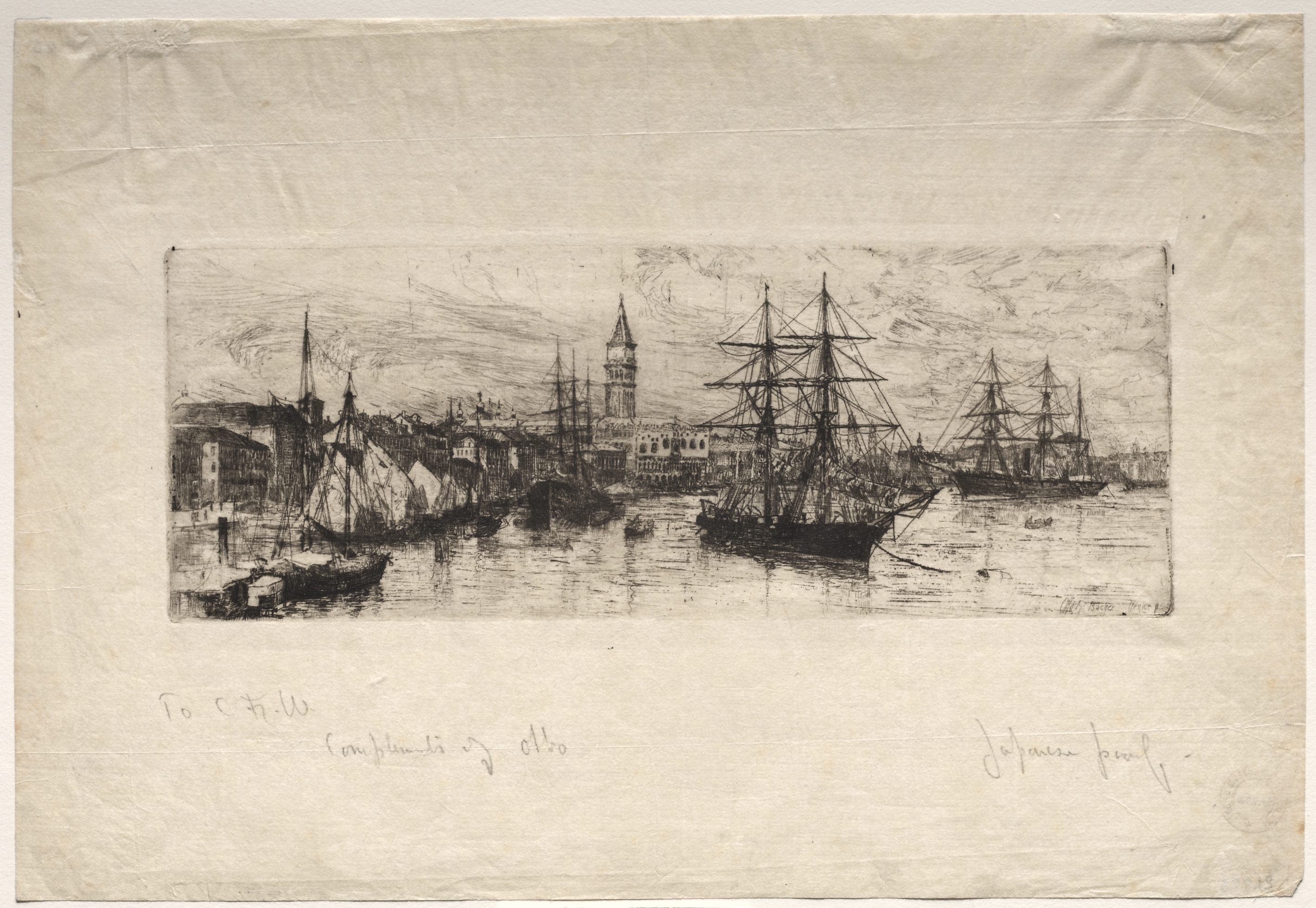 Otto H. Bacher, Shipping and the Ducal Palace