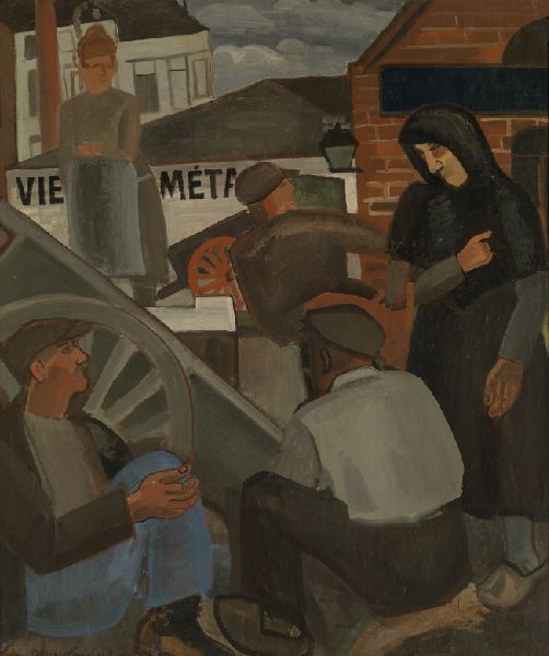 Jean Brusselmans, Labourers by the Canal