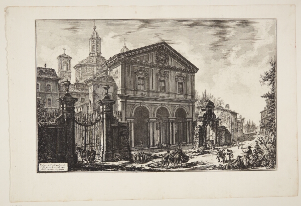 Giovanni Battista Piranesi, Basilica di San Sebastiano fuori le mura på via Appia