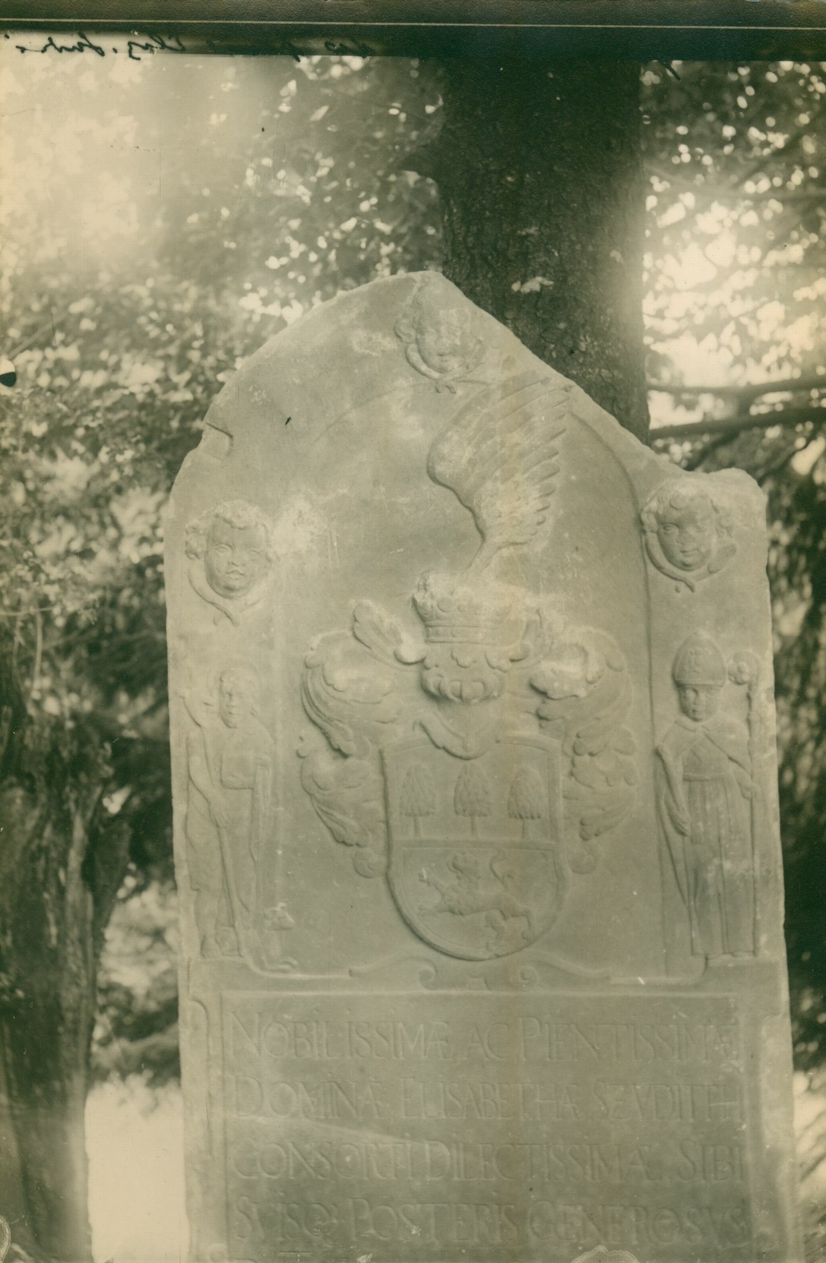 Josip Brunšmid, Krapina - nadgrobni spomenik Elizabete Sudić iz 1620. godine