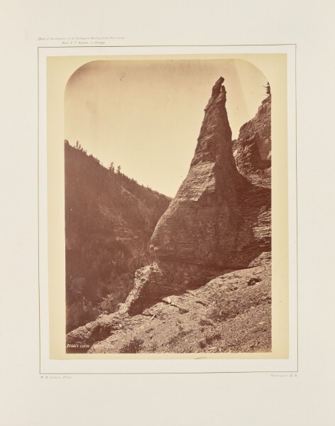 William Henry Jackson, View in Bridger Cañon, Near Fort Ellis