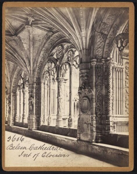 Francis Frith, Belem Cathedral.  Int. of Cloisters
