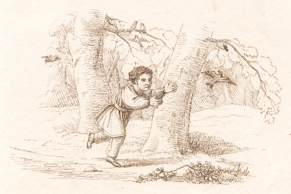 Martinus Rørbye, Illustration til "Halvhundrede Fabler for Børn" af Hey